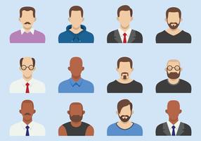 Men Business Flat Avatars